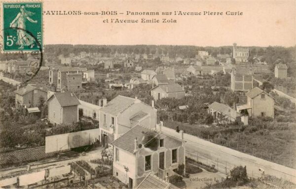 Pavillons-sous-Bois Les 93 Seine-Saint-D Panorama sur l’Avenue Pierre Curie et l