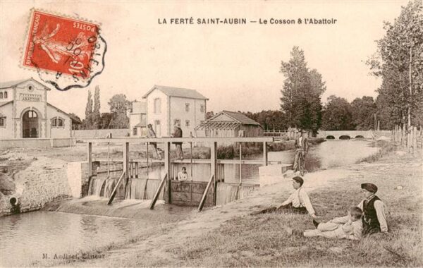 La Ferte-Saint-Aubin 45 Loiret Le Cosson et l'Abattoir