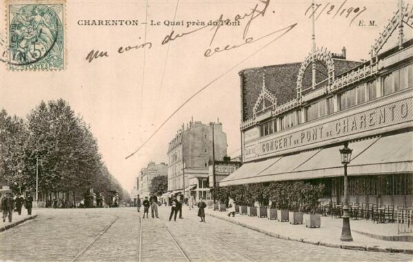Charenton 94-le-Pont Le Quai pres du Pont