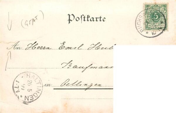 Buchsweiler Bouxwiller 68 Haut-Rhin Gymnasium Kirche Bürgermeisteramt Amtsg – Bild 2