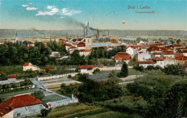 Duss Dieuze 57 Moselle Lothringen Panorama