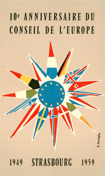 Strasbourg  Strassburg 67 Bas-Rhin 10e Anniversaire du Conseil de l'Europe