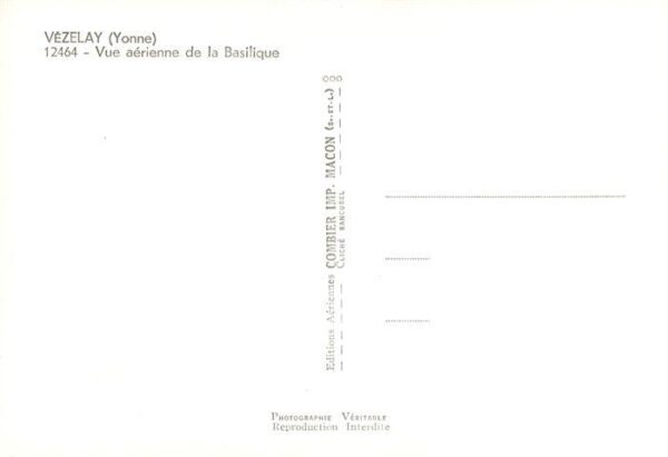 Vezelay 89 Yonne Vue aerienne de la Basilique – Bild 2
