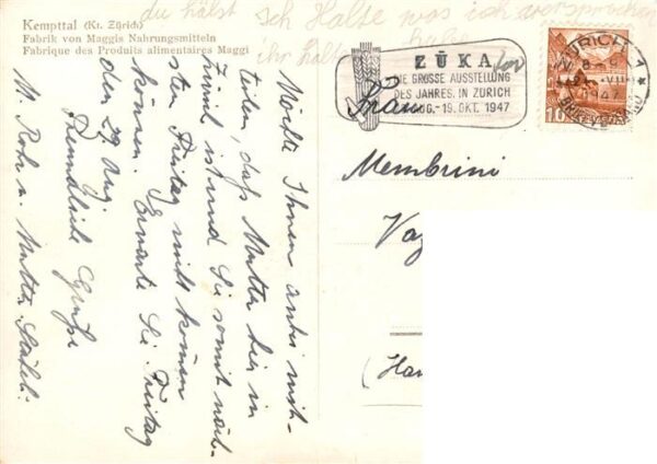 Kempttal ZH Fabrik von Maggis Nahrungsmitteln – Bild 2