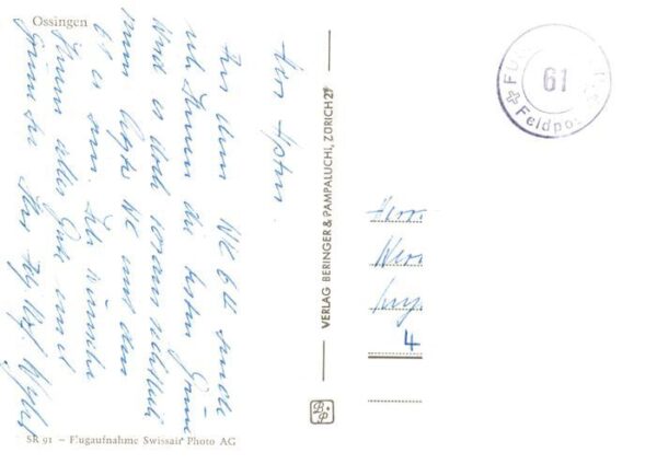 Ossingen ZH Fliegeraufnahme – Bild 2