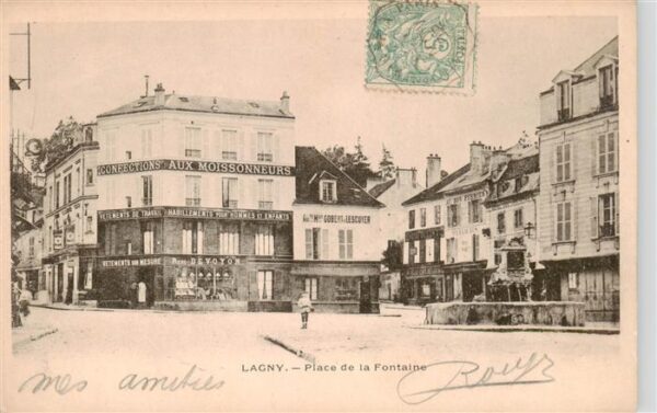 Lagny -sur-Marne 77 Seine-et-Marne Place de la Fontaine