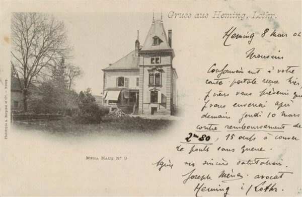 Heming 57 Moselle Lothringen Mena Haus