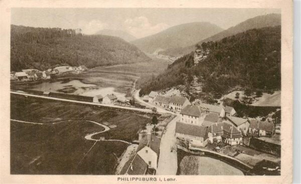Philippsburg Lothringen Philippsbourg 57 Vue aerienne