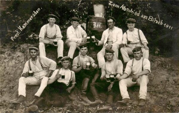 Bitsch Bitche 57 Moselle Lothringen Soldaten Gruppenaufnahme