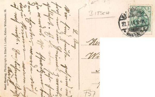 Bitsch Bitche 57 Moselle Lothringen Soldaten Gruppenaufnahme – Bild 2