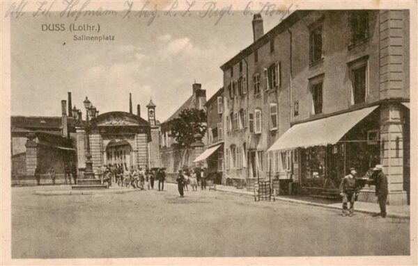 Duss Dieuze 57 Moselle Lothringen Salinenplatz