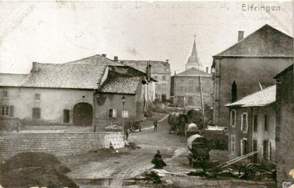 Elfringen Avricourt Sarrebourg 57 Mosell Dorfpartie Feldpost