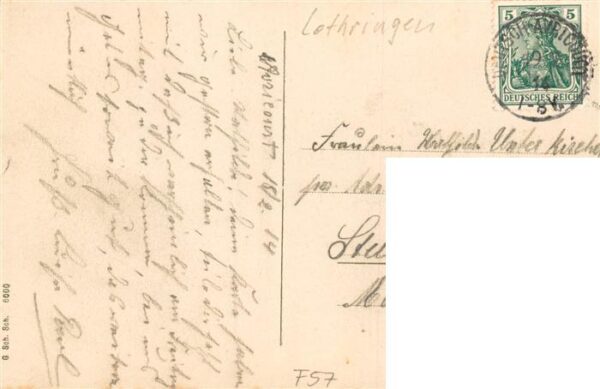 Deutsch-Avricourt 57 Moselle Die Kolonien – Bild 2