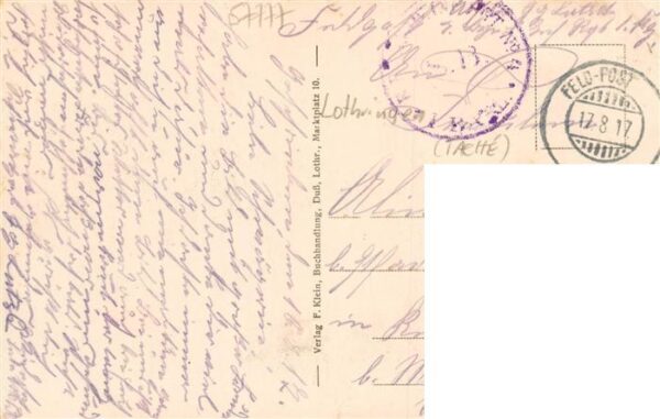 Gueblingen Guebling 57 Moselle Ortspartie Feldpost – Bild 2