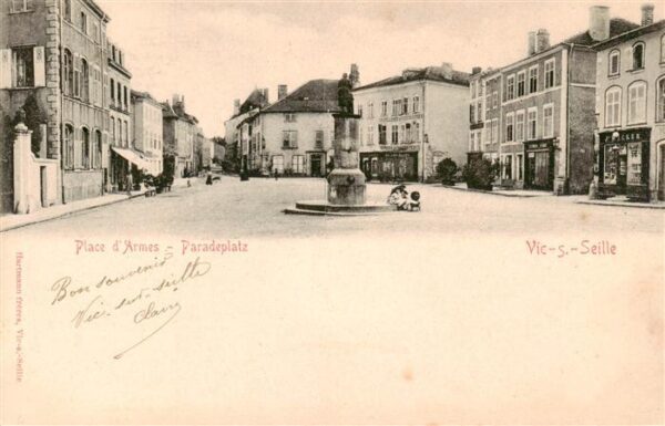 Vic Seille Vic-sur-Seille 57 Moselle Place d’Armes Paradeplatz