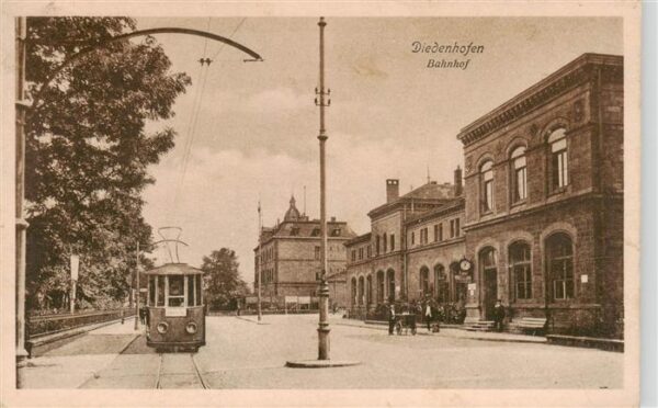 Diedenhofen Thionville 57 Moselle Bahnhof Feldpost