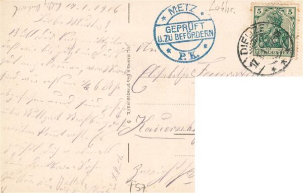 Duss Dieuze 57 Moselle Lothringen Mühlenstrasse – Bild 2