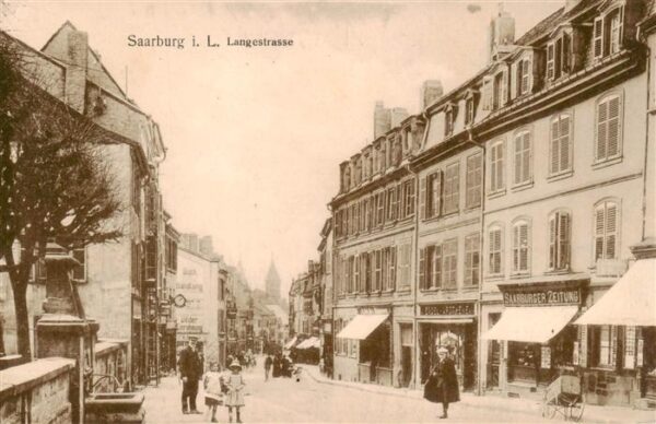 Saarburg Lothringen Sarrebourg 57 Mosell Langestrasse