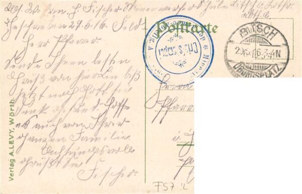 Bitsch Bitche 57 Moselle Lothringen Feldpost – Bild 2