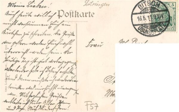 Bitsch Bitche 57 Moselle Lothringen Strassburgertor – Bild 2