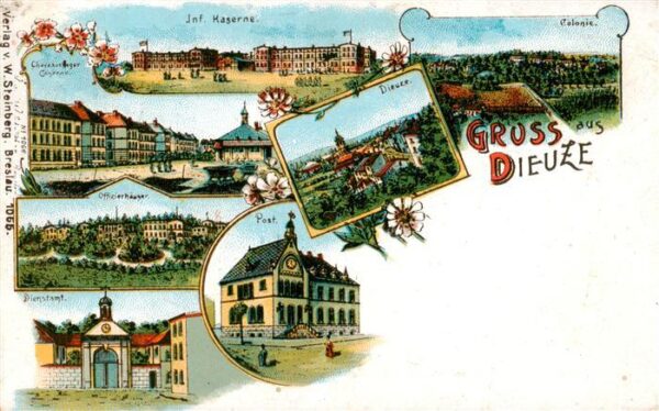 Dieuze Duss 57 Moselle Inf Kaserne Offiziershäuser Dienstamt P