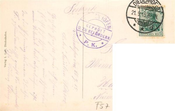 Diedenhofen Thionville 57 Moselle Kaiser Wilhelm Promenade und Luxemburge – Bild 2
