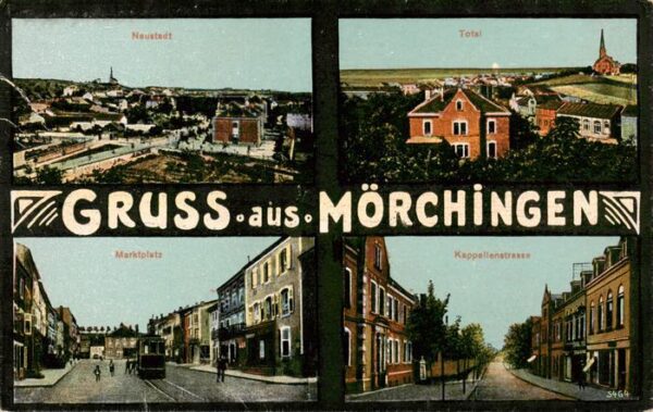 Moerchingen Morhange 57 Moselle Lothring Neustadt Total Marktplatz Kapellenstras