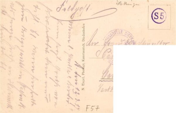 Diedenhofen Thionville 57 Moselle Stadteingang von der Moselbrücke Feldpo – Bild 2