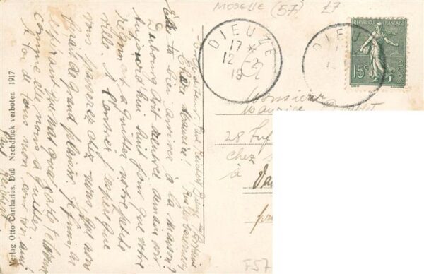 Monhofen Moncourt 57 Moselle Lothringen Ortspartie – Bild 2