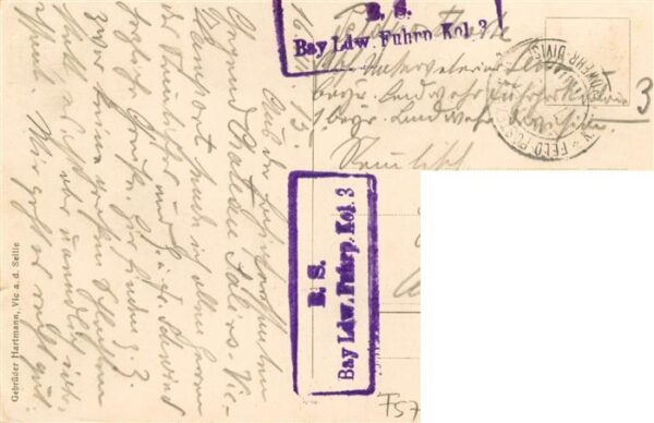 Vic Seille Vic-sur-Seille 57 Moselle Palastplatz Feldpost – Bild 2
