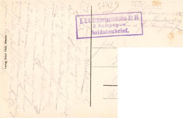 Dieuze Duss 57 Moselle Tivoli Feldpost – Bild 2