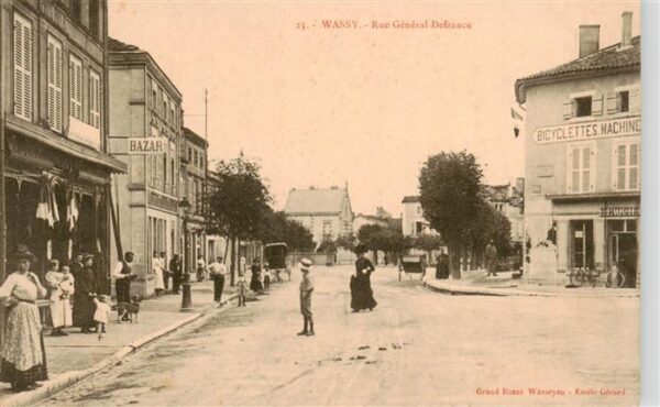 Wassy 52 Haute-Marne Rue General Defrance