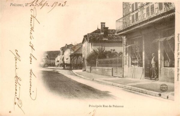 Poissons 52 Haute-Marne Principale Rue de Poissons