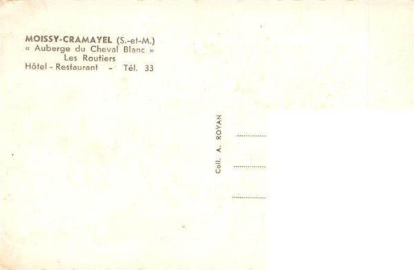 Moissy-Cramayel 77 Seine-et-Marne Auberge du Cheval Blanc – Bild 2