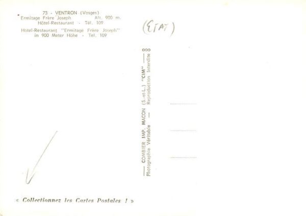 Ventron 88 Vosges Ermitage Frere Joseph Hotel Restaurant – Bild 2