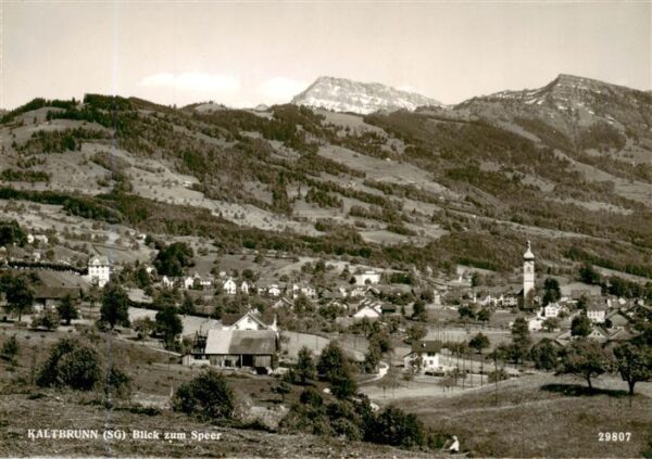Kaltbrunn SG Panorama Blick zum Speer