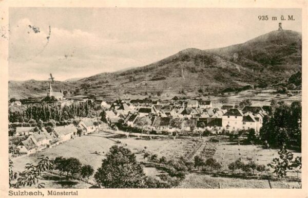 Sulzbach Muenstertal Soultzbach-les-Bain Panorama