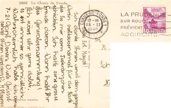 La Chaux-de-Fonds NE Rue Léopold Robert Fontaine – Bild 2
