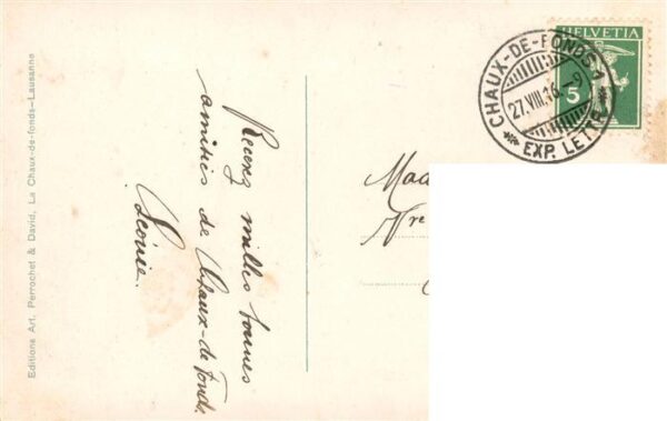 La Chaux-de-Fonds NE Place de la Gare et la Poste – Bild 2