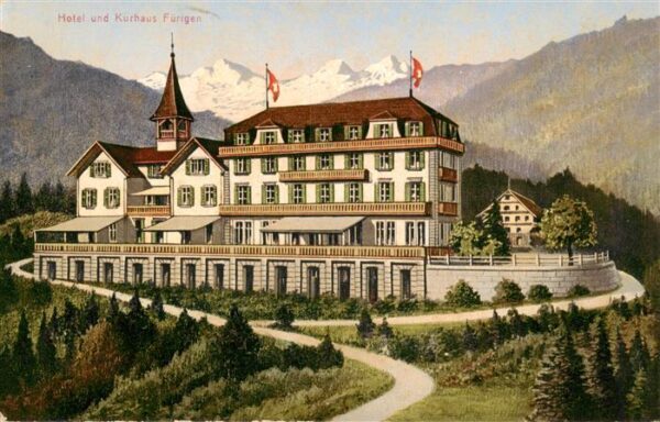 Fuerigen Stansstad NW Hotel und Kurhaus Fürigen