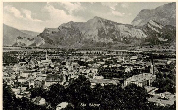 Bad Ragaz Ragatz SG Panorama