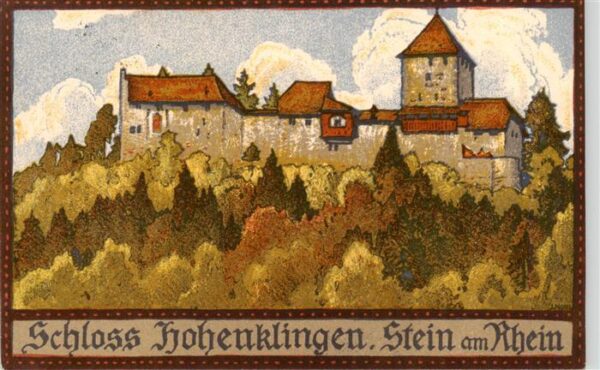 Stein Rhein SH Schloss Hohenklingen Steinzeichnung