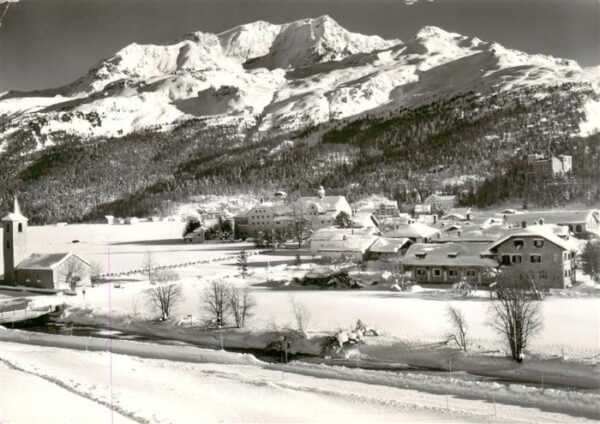 Sils Baselgia GR mit Piz Corvatsch