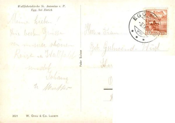 Egg ZH Wallfahrtskirche St Antonius v P – Bild 2