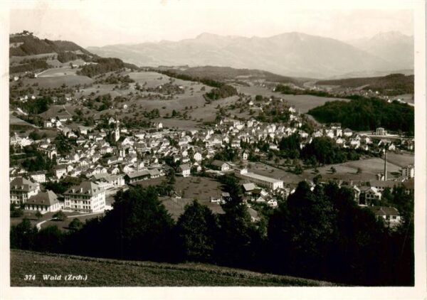 Wald  ZH Fliegeraufnahme