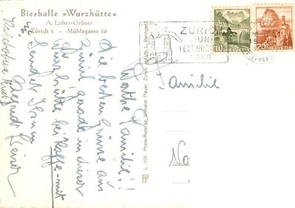 Zuerich  ZH Bierhalle Wurzhütte – Bild 2