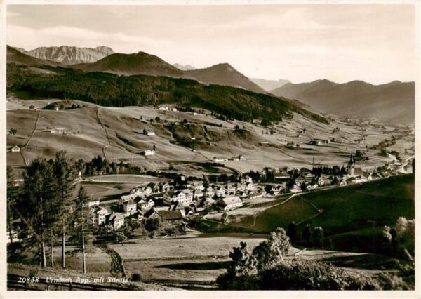 Urnaesch AR Panorama mit Säntis