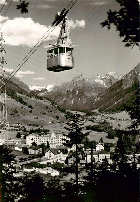 Klosters GR Luftseilbahn Klosters Gotschnagrat Pars