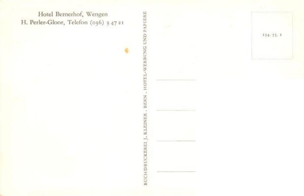 Wengen  BE Hotel Bernerhof – Bild 2