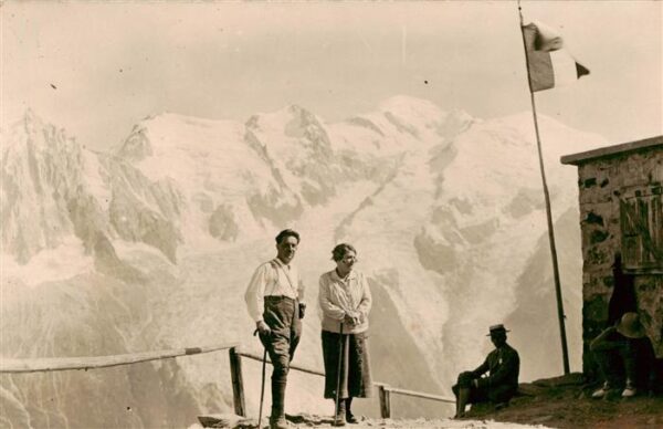 Finhaut Finshauts VS Bergsteiger auf Berghütte